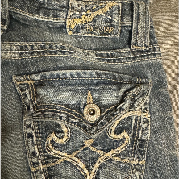 Women’s Big Star Maddie bootcut jeans size 25 Short - mid Rise Fit - Picture 7 of 10